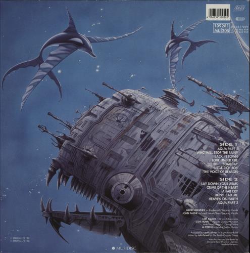 Asia Aqua vinyl LP album (LP record) German ASILPAQ750272