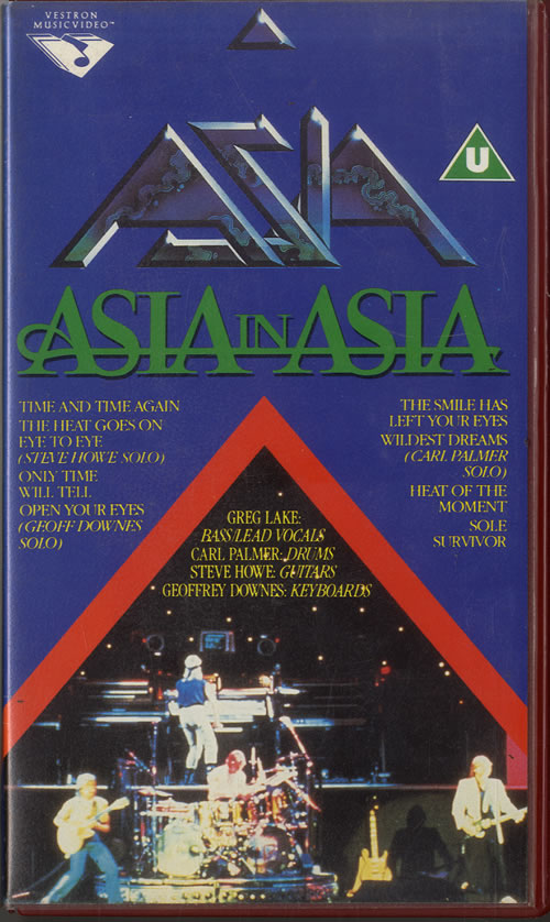 Asia Asia In Asia video (VHS or PAL or NTSC) UK ASIVIAS613873