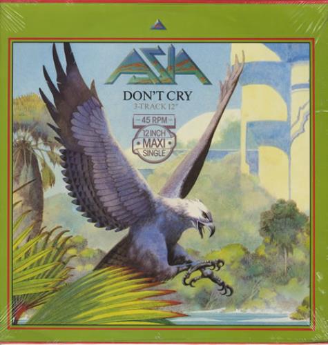 Asia Don't Cry 12" vinyl single (12 inch record / Maxi-single) Dutch ASI12DO366321