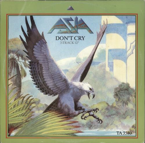 Asia Don't Cry 12" vinyl single (12 inch record / Maxi-single) UK ASI12DO53544