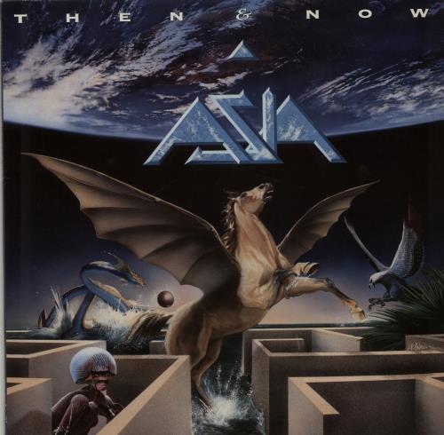 Asia Then & Now vinyl LP album (LP record) German ASILPTH649796