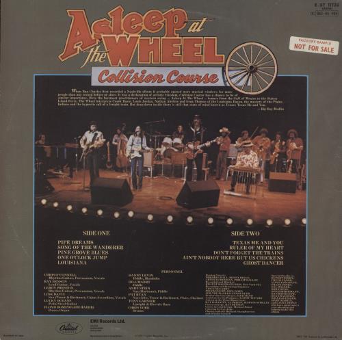 Asleep At The Wheel Collision Course - Factory Sample stickered vinyl LP album (LP record) UK AAWLPCO830830