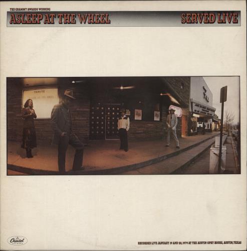 Asleep At The Wheel Served Live vinyl LP album (LP record) UK AAWLPSE864954