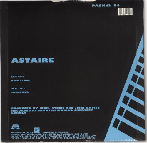 Astaire Rival Love 12" vinyl single (12 inch record / Maxi-single) UK Z9S12RI725712