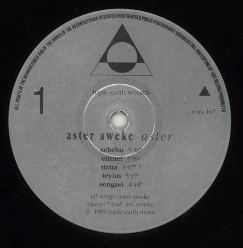 Aster Aweke Aster vinyl LP album (LP record) UK 80ULPAS856016