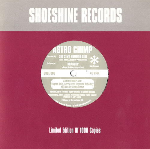 Astro Chimp Draggin' 7" vinyl single (7 inch record / 45) UK A5707DR560119