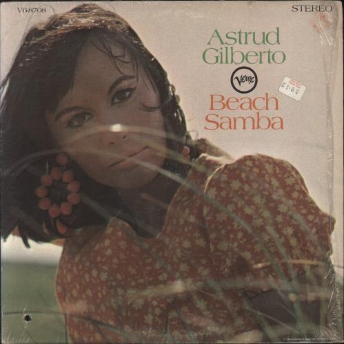 Astrud Gilberto Beach Samba vinyl LP album (LP record) US AGBLPBE860557
