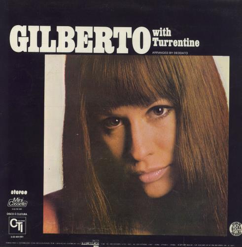 Astrud Gilberto Gilberto With Turrentine vinyl LP album (LP record) Brazilian AGBLPGI826597