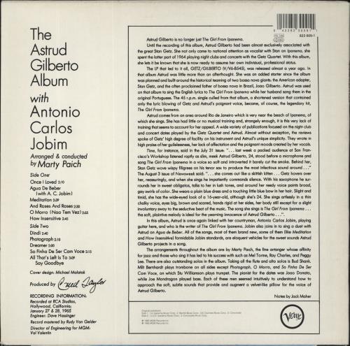 Astrud Gilberto The Astrud Gilberto Album vinyl LP album (LP record) Dutch AGBLPTH769743