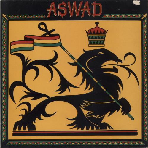 Aswad Aswad - Bubble Labels vinyl LP album (LP record) UK ASWLPAS878724