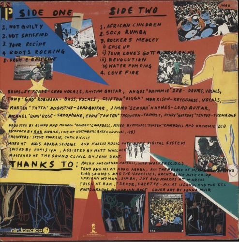 Aswad Live And Direct vinyl LP album (LP record) UK ASWLPLI479953