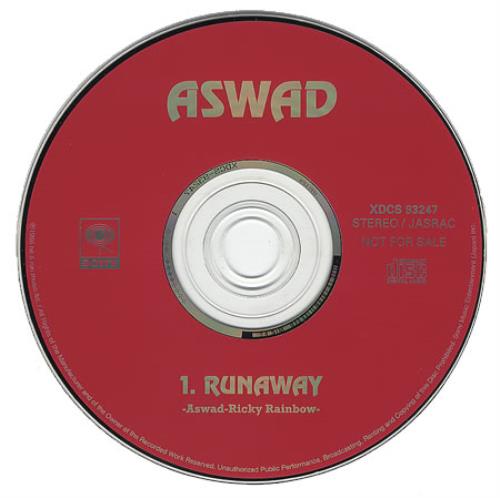 Aswad Runaway CD single (CD5 / 5") Japanese ASWC5RU173636