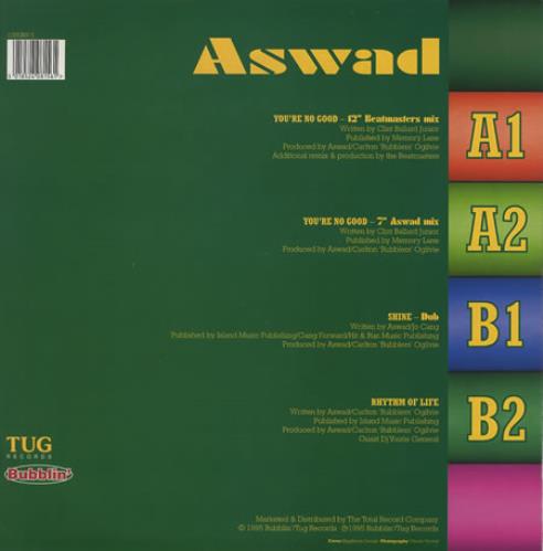 Aswad You're No Good 12" vinyl single (12 inch record / Maxi-single) UK ASW12YO195751