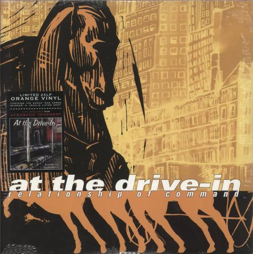 At The Drive-In Relationship Of Command - RSD 2013 - Orange Vinyl - Sealed 2-LP vinyl record set (Double LP Album) UK DRI2LRE869913