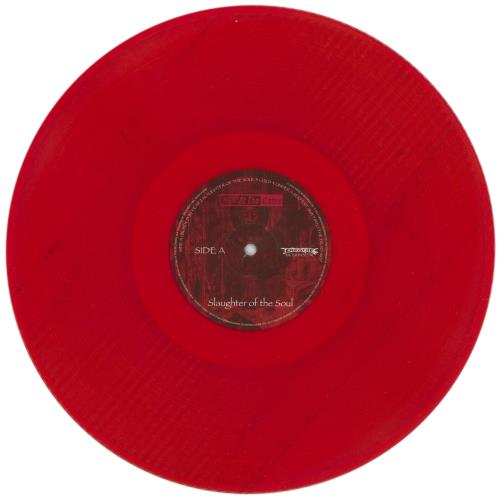 At The Gates Slaughter Of The Soul - Red Vinyl vinyl LP album (LP record) UK A1GLPSL866331
