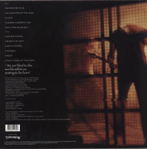 At The Gates Slaughter Of The Soul - Red Vinyl vinyl LP album (LP record) UK A1GLPSL866331