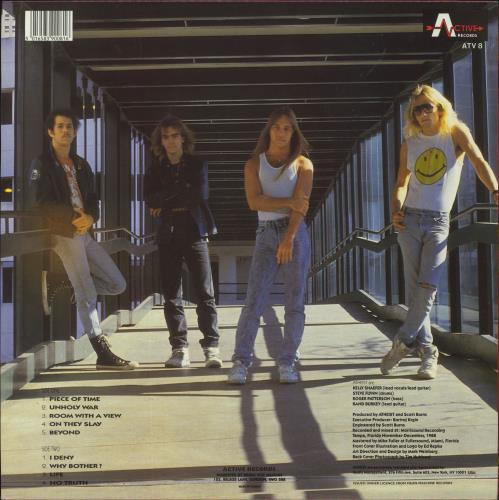 Atheist Piece Of Time - EX vinyl LP album (LP record) UK A4XLPPI833335