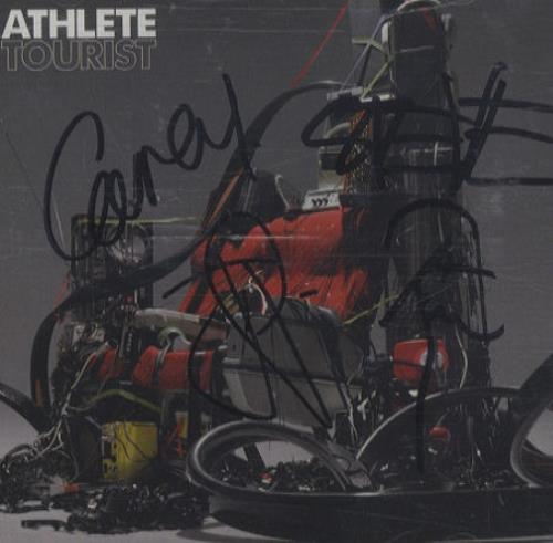 Athlete Tourist - Autographed CD album (CDLP) US ATECDTO431266