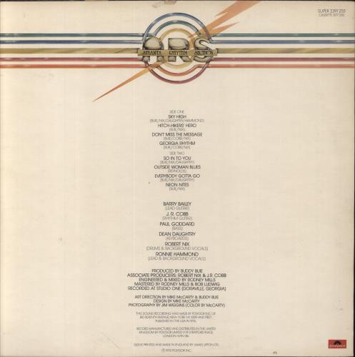 Atlanta Rhythm Section A Rock And Roll Alternative vinyl LP album (LP record) UK AAYLPAR329200