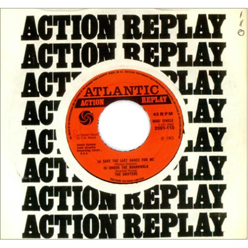Atlantic Records Action Replay 7" vinyl single (7 inch record / 45) UK 9AT07AC415635