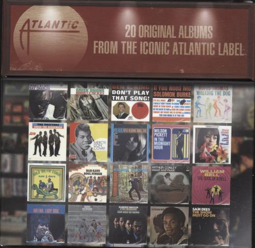 Atlantic Records Atlantic Soul Legends CD Album Box Set UK 9ATDXAT698709