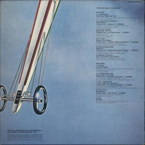 Atlantic Records The New Age Of Atlantic - Price Stickered vinyl LP album (LP record) UK 9ATLPTH775019