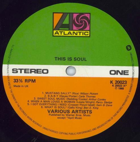Atlantic Records This Is Soul - 3rd vinyl LP album (LP record) UK 9ATLPTH742934