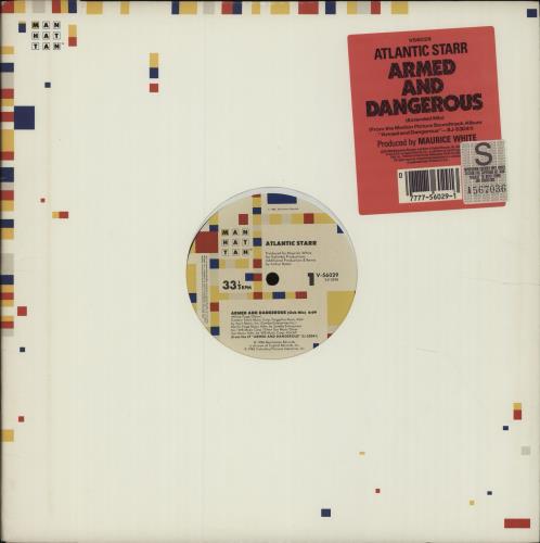 Atlantic Starr Armed And Dangerous 12" vinyl single (12 inch record / Maxi-single) US ATL12AR677382