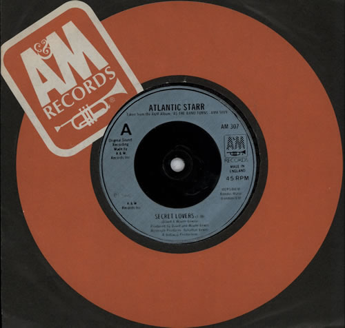 Atlantic Starr Secret Lovers 7" vinyl single (7 inch record / 45) UK ATL07SE572803