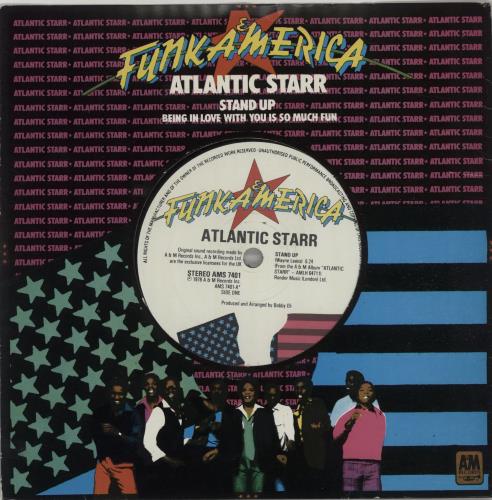 Atlantic Starr Stand Up 7" vinyl single (7 inch record / 45) UK ATL07ST664187