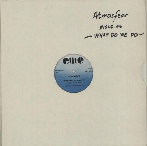 Atmosfear What We Do 12" vinyl single (12 inch record / Maxi-single) UK 5AT12WH683769
