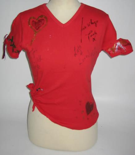 Atomic Kitten Charity T-Shirt - Customised And Autographed! t-shirt UK AMKTSCH380135