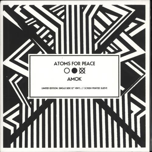 Atoms For Peace Amok: Stanley Donwood Pop-Up 12"s - Complete Set 12" vinyl single (12 inch record / Maxi-single) UK A8T12AM725019