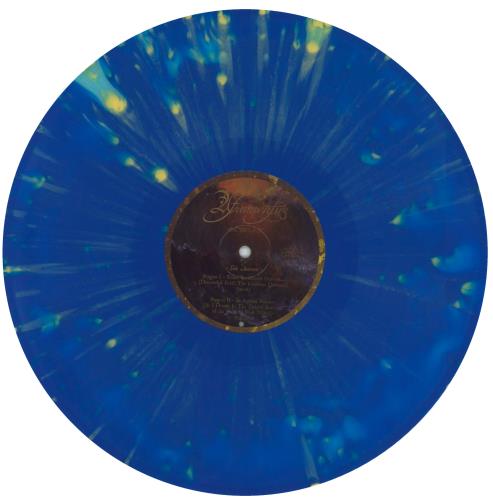 Atramentus Stygian - 2nd - Aqua/Electric Blue Merge w/ Mustard Yellow Splatter vinyl LP album (LP record) US 6VSLPST817795