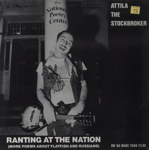 Attila The Stockbroker Ranting At The Nation vinyl LP album (LP record) UK A14LPRA674813