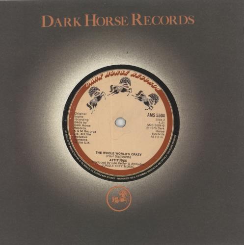 Attitudes Ain't Love Enough 7" vinyl single (7 inch record / 45) UK ATT07AI124315