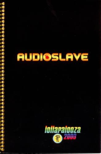 Audioslave Lollapalooza 2003 Itinerary US AUVITLO427272