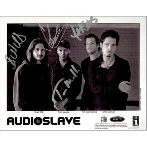 Audioslave Signed Photo photograph US AUVPHSI426906