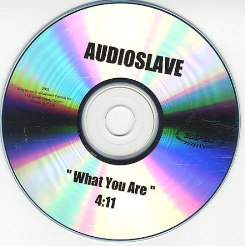 Audioslave What You Are CD-R acetate Canadian AUVCRWH387656