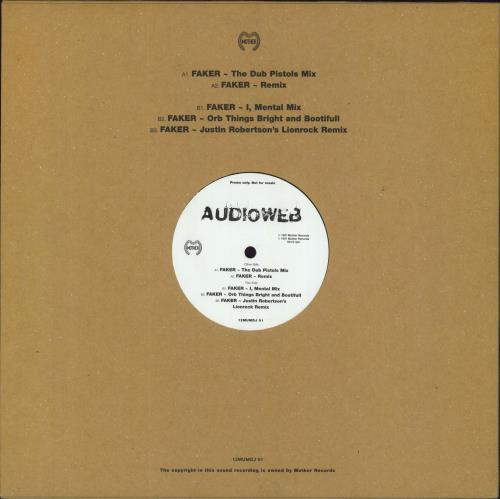 Audioweb Faker 12" vinyl single (12 inch record / Maxi-single) UK AUD12FA99917
