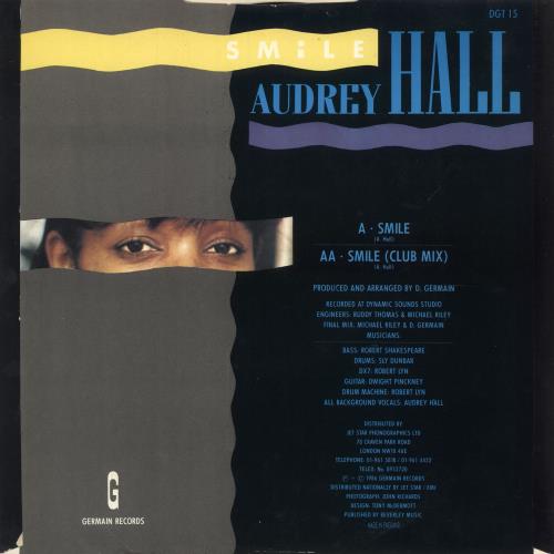 Audrey Hall Smile - P/s 12" vinyl single (12 inch record / Maxi-single) UK H5R12SM749932