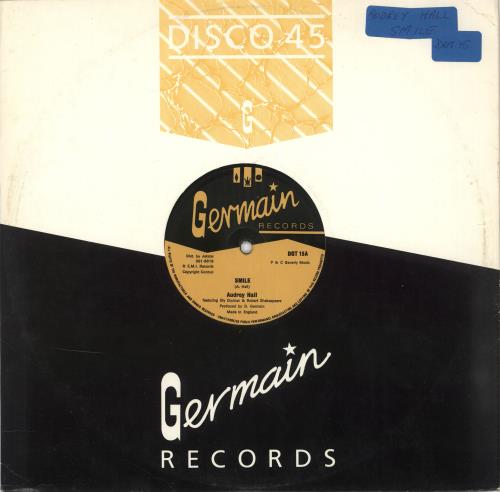 Audrey Hall Smile 12" vinyl single (12 inch record / Maxi-single) UK H5R12SM725112