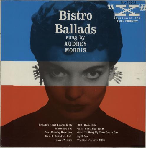 Audrey Morris Bistro Ballads vinyl LP album (LP record) Spanish I-DLPBI677038