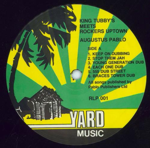 Augustus Pablo King Tubby's Meets Rockers Uptown vinyl LP album (LP record) UK AUSLPKI812433