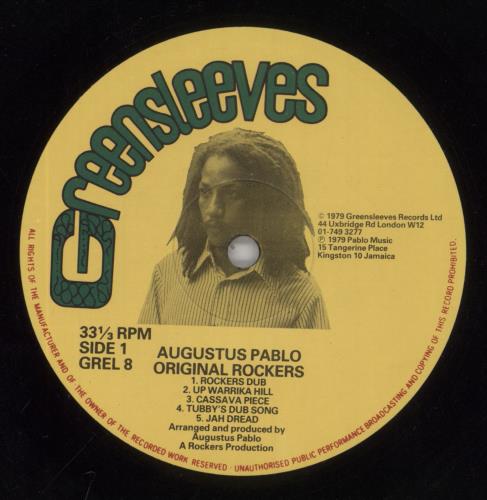 Augustus Pablo Original Rockers vinyl LP album (LP record) UK AUSLPOR444133