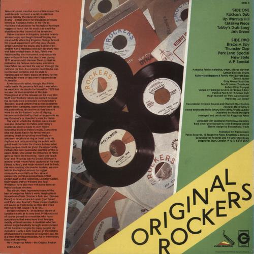 Augustus Pablo Original Rockers vinyl LP album (LP record) UK AUSLPOR444133