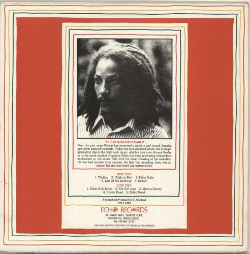 Augustus Pablo Thriller vinyl LP album (LP record) UK AUSLPTH697891