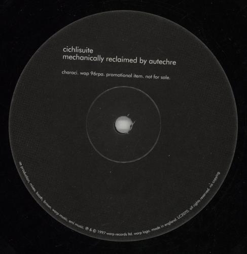 Autechre Cichlisuite 12" vinyl single (12 inch record / Maxi-single) UK ACH12CI868848