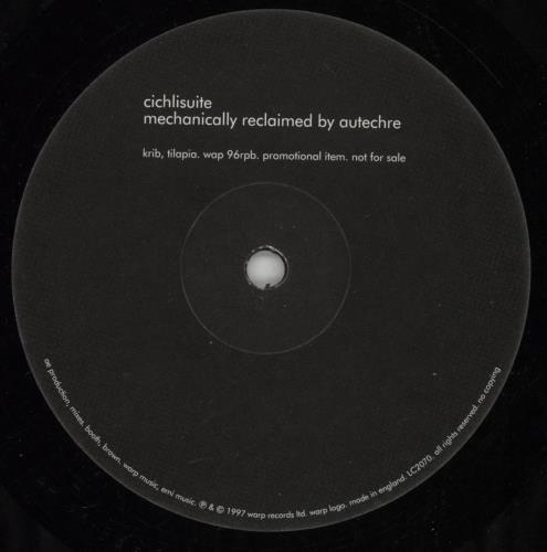 Autechre Cichlisuite 12" vinyl single (12 inch record / Maxi-single) UK ACH12CI868848