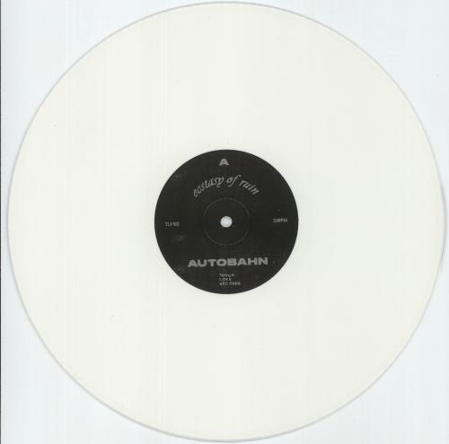 Autobahn Ecstasy Of Ruin - White Vinyl + Autographed Print vinyl LP album (LP record) UK 3Z8LPEC879110